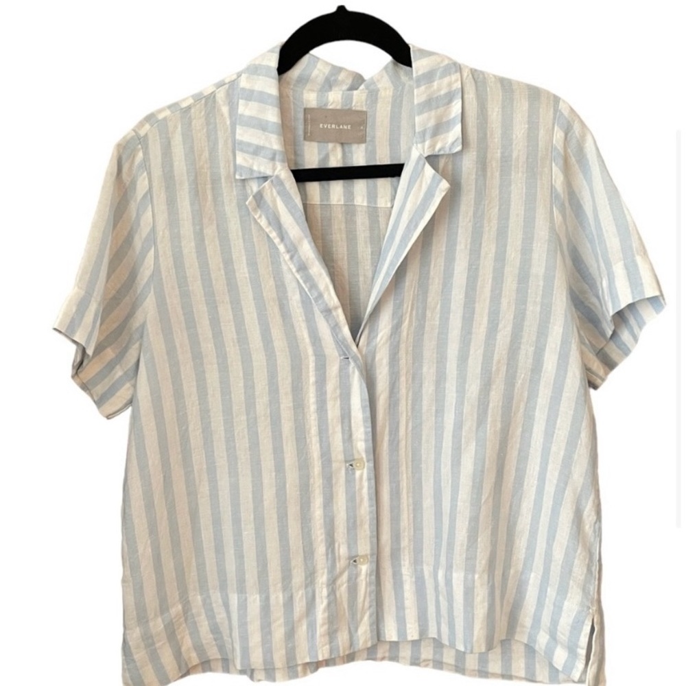 Everlane linen Notch shirt